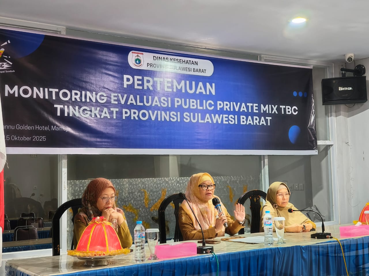 Pertemuan Monitoring dan Evaluasi Public Private Mix  TBC Tingkat Provinsi Sulawesi Barat di Marannu Golden Hotel