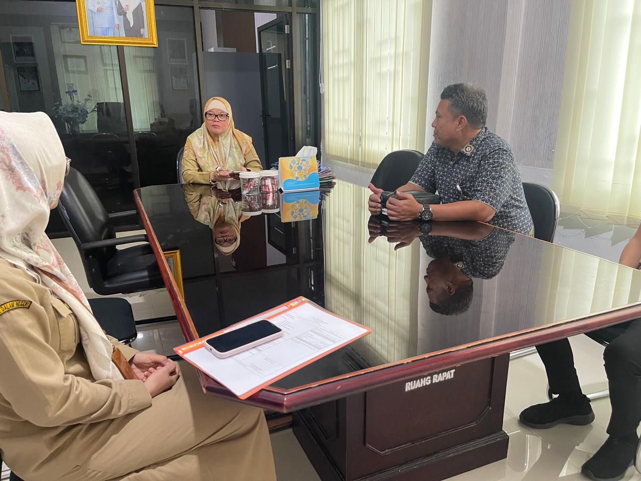 kunjungan kerja BPJS Kesehatan Cabang Mamuju dalam rangka memperkuat koordinasi dan sinergi pelaksanaan Program Jaminan Kesehatan Nasional (JKN)